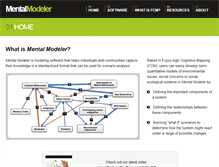 Tablet Screenshot of mentalmodeler.com