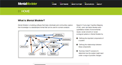 Desktop Screenshot of mentalmodeler.org